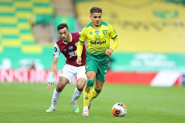 Max Aarons in action